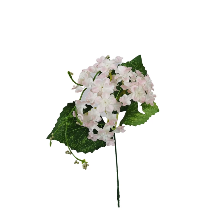 Sztuczny pik kaliny w kolorze jasno różowym 33 cm