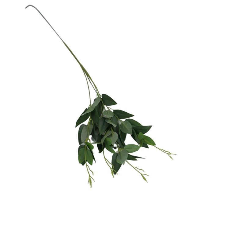 Sztuczny barwinek w kolorze zielono-szarym 66 cm