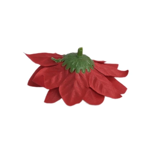 Sztuczna mini gwiazda w kolorze czerwonym 8 cm