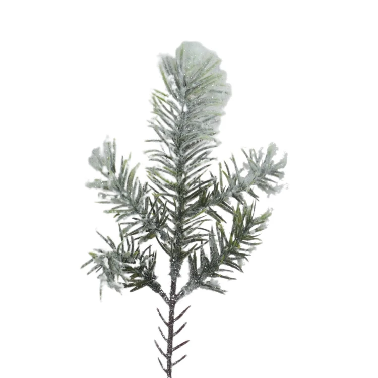 Sztuczna mała gałązka śnieżynki 24 cm