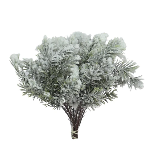 Sztuczna mała gałązka śnieżynki 24 cm
