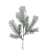Sztuczna średnia gałązka śnieżynki 34 cm