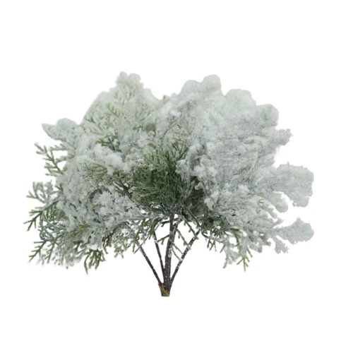 Sztuczna tuja ośnieżona 22 cm
