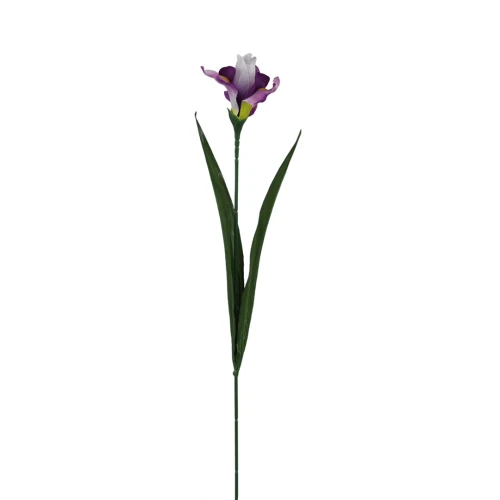 Sztuczny irys w kolorze fiołkowo-różowym 60 cm