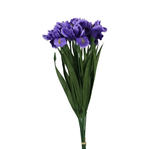 Sztuczny irys w kolorze fioletowym 60 cm