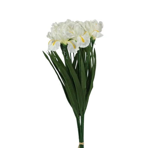 Sztuczny irys w kolorze białym 60 cm