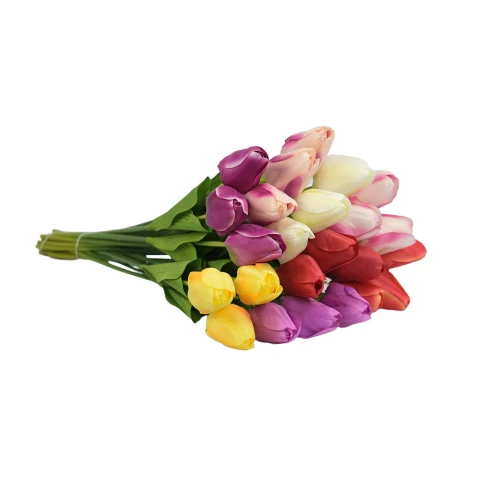 Sztuczny tulipan mix 24 sztuki 60 cm