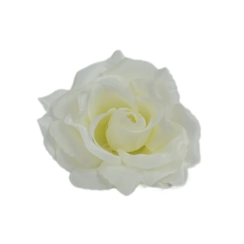 Sztuczna róża sonia w kolorze białym 12 cm
