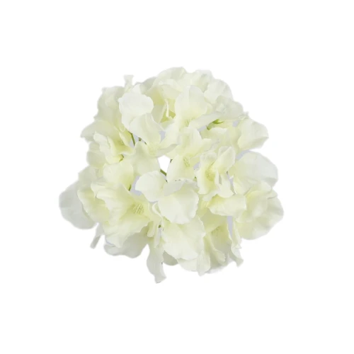 Sztuczna hortensja w kolorze białym 19 cm