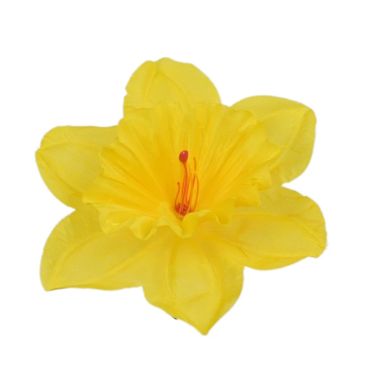 Sztuczny żonkil w kolorze żółtym 13 cm