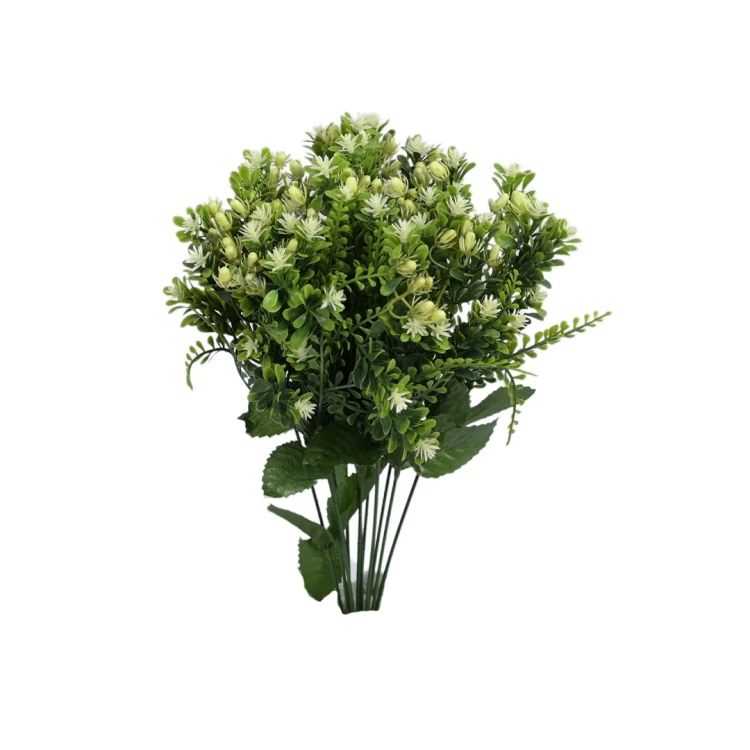 Sztuczny dodatek plastikowy w kolorze zielonym 37 cm