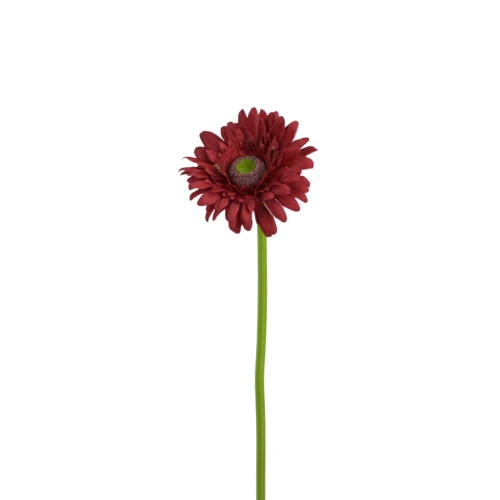 Sztuczna gerbera w kolorze czerwonym 47 cm