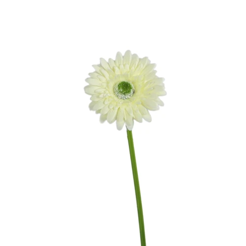 Kwiat sztuczny, gerbera w kolorze kremowym 47 cm