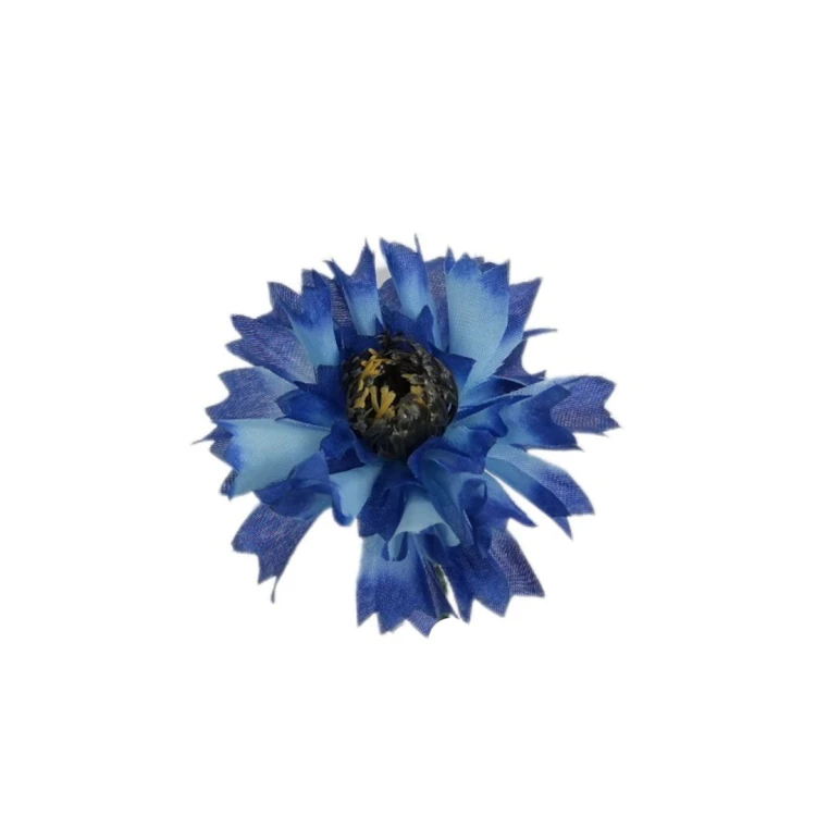 Sztuczny chaber w kolorze niebieskim 8 cm
