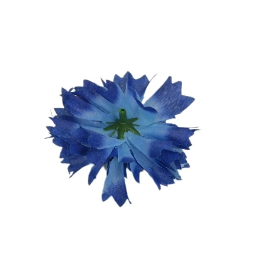 Sztuczny chaber w kolorze niebieskim 8 cm