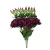 Sztuczna eustoma na piku w kolorze bordowym 50 cm
