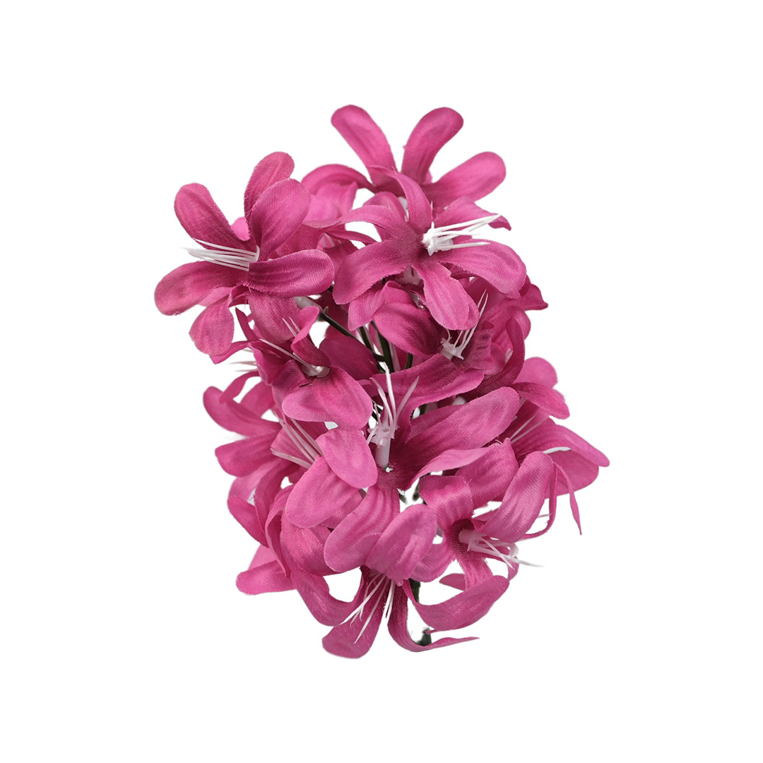Sztuczny hiacynt główka mix 2 w kolorze fuksji 14 cm