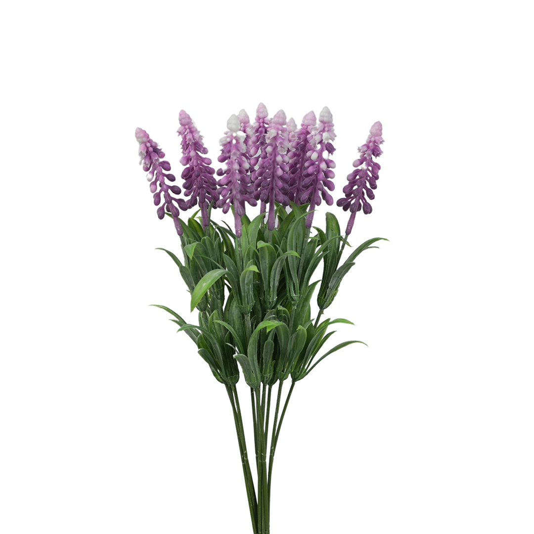 Sztuczny szafirek w kolorze różowym 34 cm