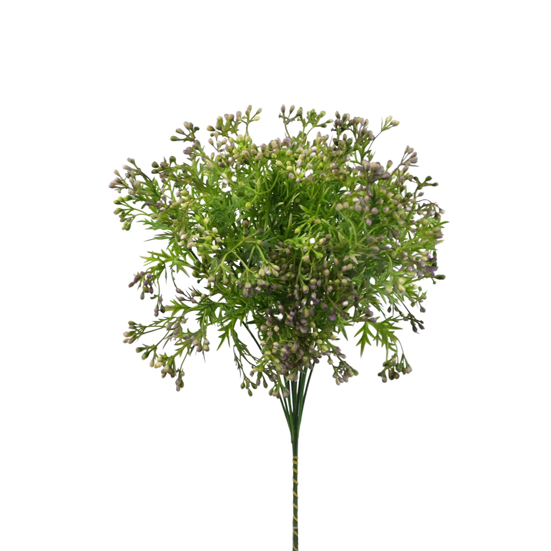 Sztuczna pięknotka na piku w kolorze brudnym fiolecie 48 cm