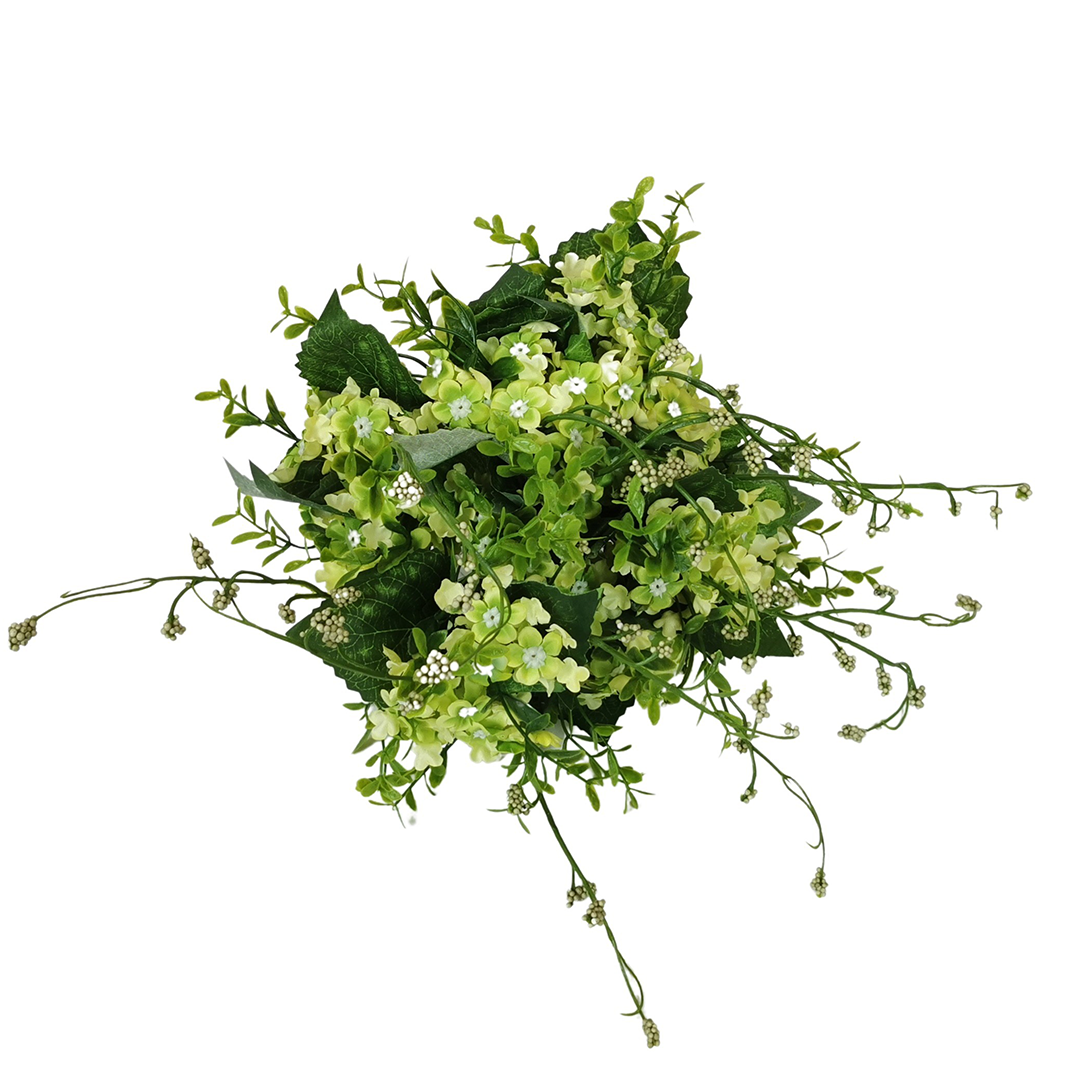 Sztuczny pik kaliny w kolorze zielonym 33 cm